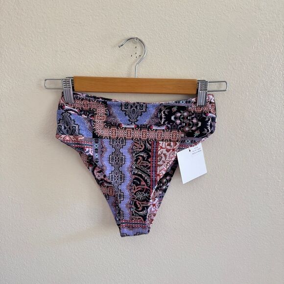 Kulani Kinis Other - NWT Kulani Kini's High Hip Cheeky Swim Bottoms Bikini Moonlight Motel S